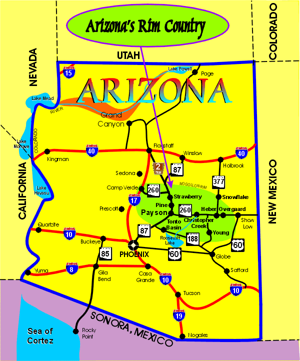 Arizona Map