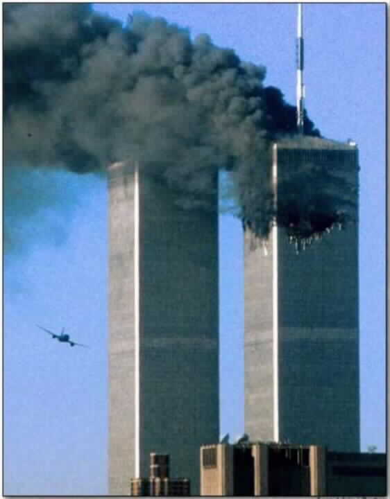 Seconds before South Tower Strike